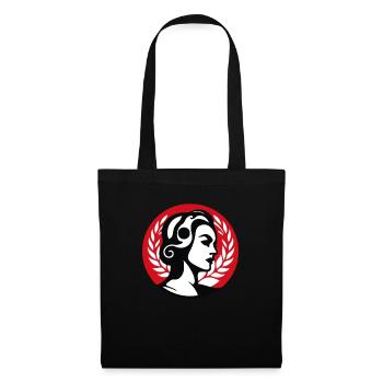 Social Woman Emblem - Tote Bag - black - Front