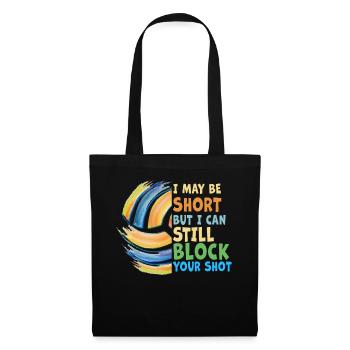 I Can Block Your Shot Beach Volleyball - Tote Bag - black - Front