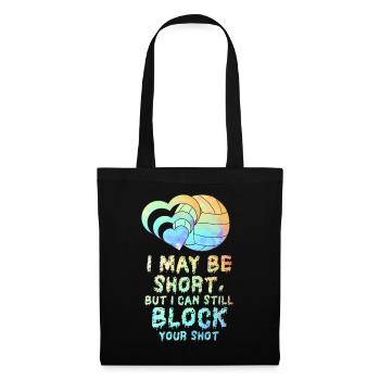 I Can Block Your Shot Beach Volleyball - Tote Bag - black - Front