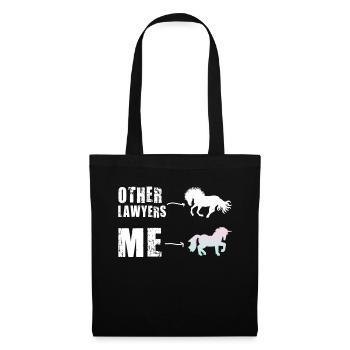 Other Lawyers Me Unicorn Horse - Tote Bag - black - Front