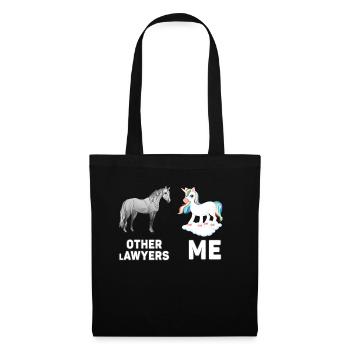 Other Lawyers Me Unicorn Horse - Tote Bag - black - Front