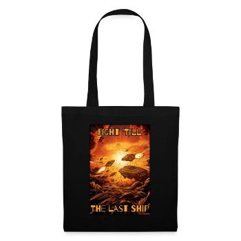 Starship Fleet: Galactic Combat Starship - Tote Bag - black - Front