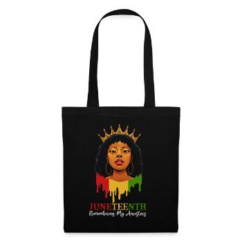 Juneteenth 1865 Remembering My Ancestors - Tote Bag - black - Front