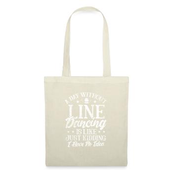 Danse en ligne - Sac en tissu - nature - Devant