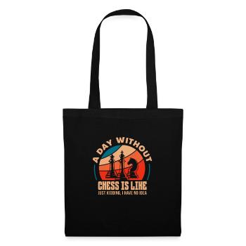 Chess Chess Board Checkmate Chess Player - Tote Bag - black - Front