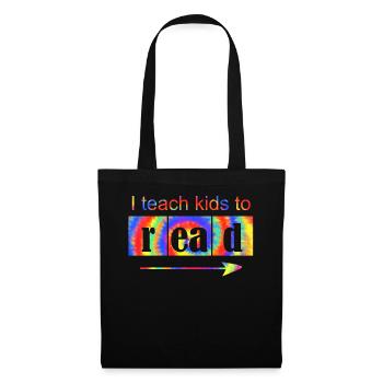 I Teach Kids To Read Science Teachers Reading - Tote Bag - black - Front