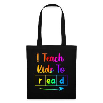 I Teach Kids To Read Science Teachers Reading - Tote Bag - black - Front