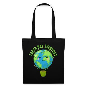 Earth Day Everyday Environmental Awareness - Tote Bag - black - Front