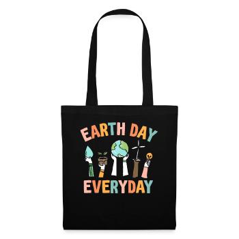 Earth Day Everyday Environmental Awareness - Tote Bag - black - Front