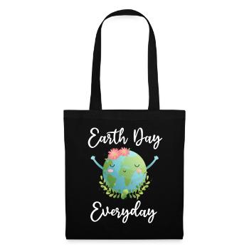 Earth Day Everyday Environmental Awareness - Tote Bag - black - Front