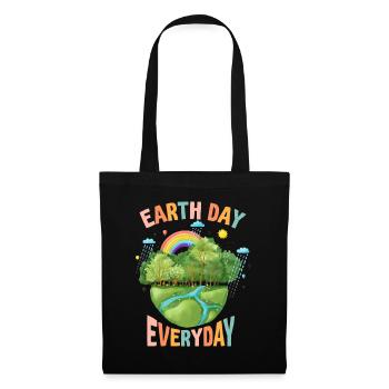 Earth Day Everyday Environmental Awareness - Tote Bag - black - Front
