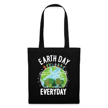 Earth Day Everyday Environmental Awareness - Tote Bag - black - Front