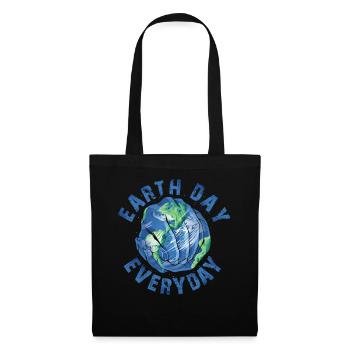Earth Day Everyday Environmental Awareness - Tote Bag - black - Front