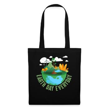 Earth Day Everyday Environmental Awareness - Tote Bag - black - Front