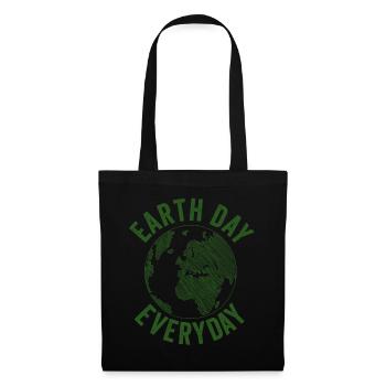 Earth Day Everyday Environmental Awareness - Tote Bag - black - Front