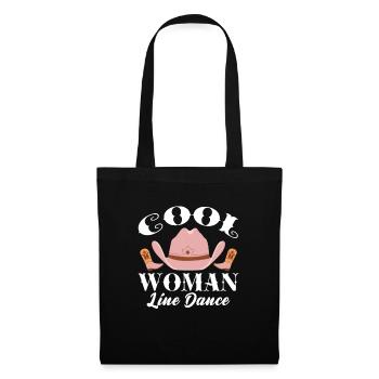 Linedance Country Line Dancer Linedancing Gift - Tote Bag - black - Front