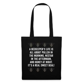 La vie des apiculteurs est une question de miel - Sac en tissu - noir - Devant
