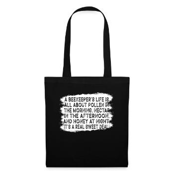 La vie des apiculteurs est une question de miel - Sac en tissu - noir - Devant
