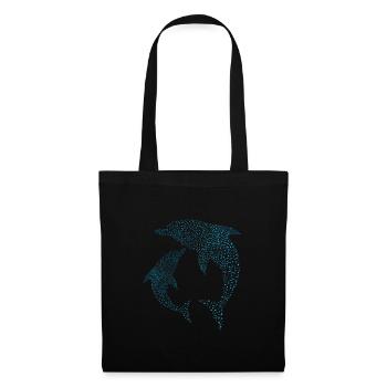 Delfine Dolphins - Tote Bag - black - Front