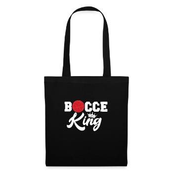 Bocce Bocce Ball Bouler Boulen Cadeau - Sac en tissu - noir - Devant