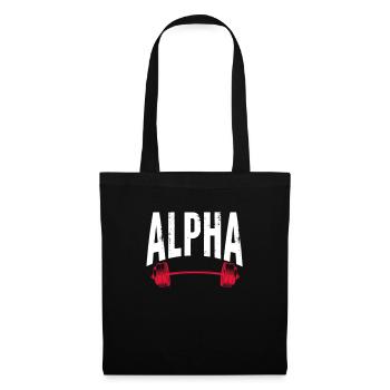 Bodybuilder Body Building Fitness Gym Cadeau - Sac en tissu - noir - Devant