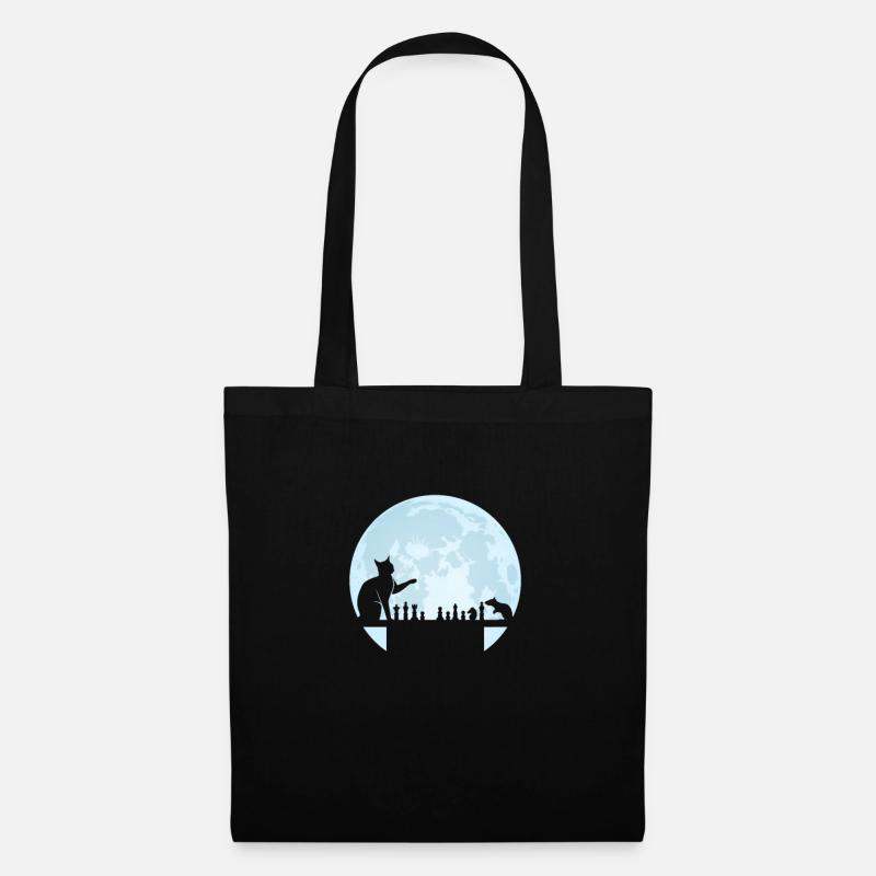Échiquier d’échecs Checkmate Joueur d’échecs - Sac en tissu - noir