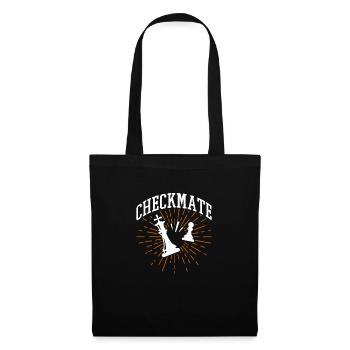 Chess Chess Board Checkmate Chess Player - Tote Bag - black - Front