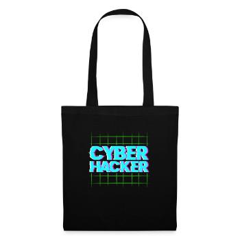 Hacker Coder Computerfreak Nerd Hacking Geschenk - Stoffbeutel - Schwarz - Vorne