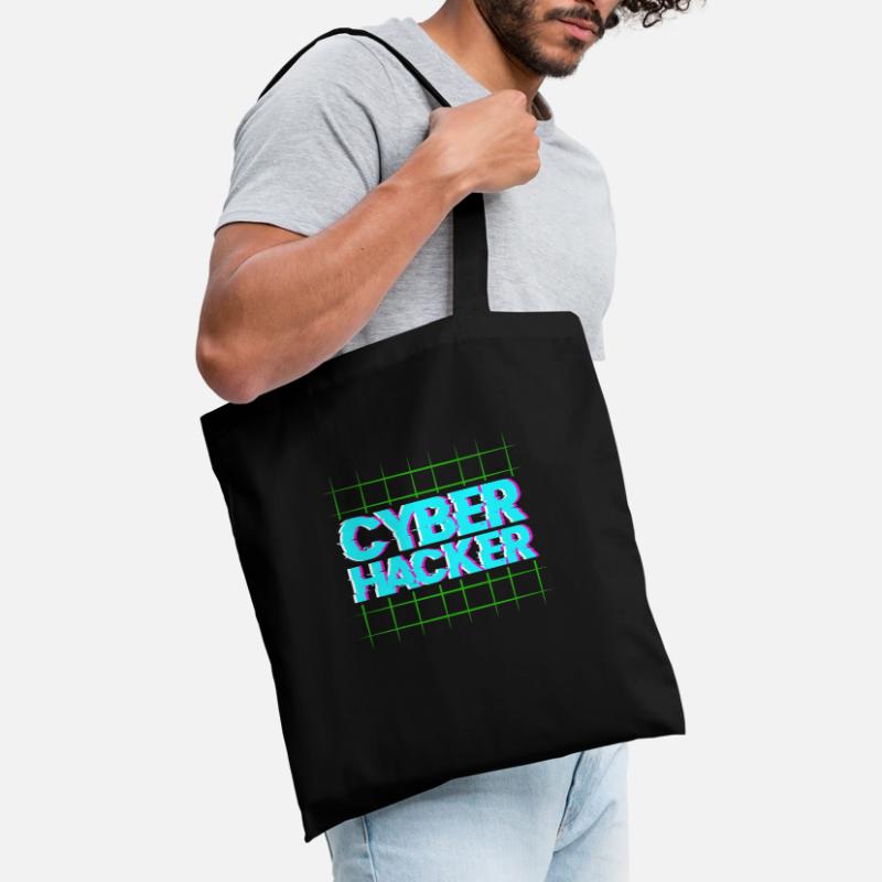 Hacker Coder Computer Hacking Cadeau Sac en tissu