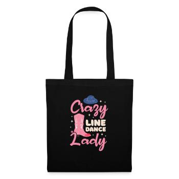 Linedance Country Line Dancer Linedancing Gift - Tote Bag - black - Front