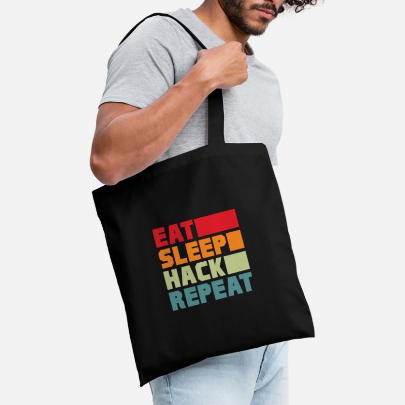 Hacker Coder Computer Hacking Cadeau Sac en tissu