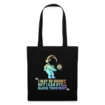 Je peux bloquer votre tir Volleyball de plage - Sac en tissu - noir - Devant