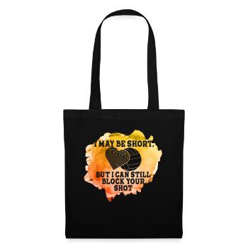 I Can Block Your Shot Beach Volleyball - Tote Bag - black - Front
