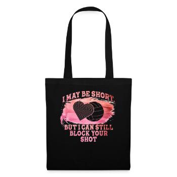 I Can Block Your Shot Beach Volleyball - Tote Bag - black - Front