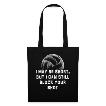 I Can Block Your Shot Beach Volleyball - Tote Bag - black - Front