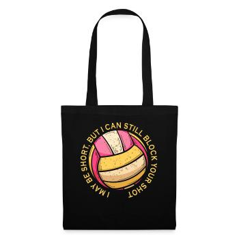I Can Block Your Shot Beach Volleyball - Tote Bag - black - Front
