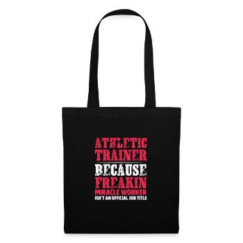 Médecin du sport - Sac en tissu - noir - Devant