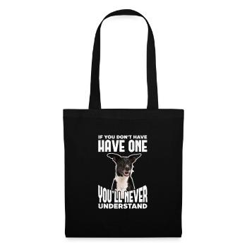 Bouvier australien - Sac en tissu - noir - Devant