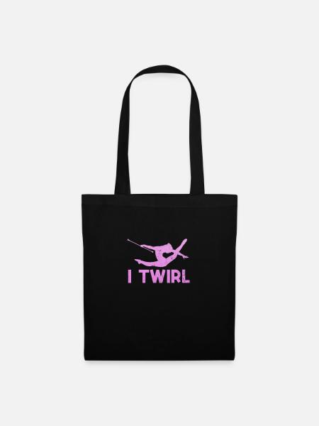 Baton Twirling - Sac en tissu - noir