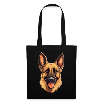 Juste une fille qui aime le berger allemand pour - Sac en tissu - noir - Devant