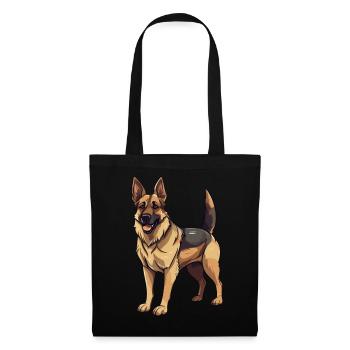 Juste une fille qui aime le berger allemand pour - Sac en tissu - noir - Devant