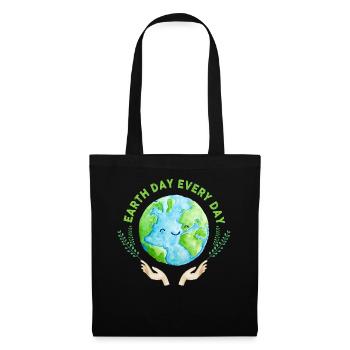 Earth Day Everyday Environmental Awareness - Tote Bag - black - Front