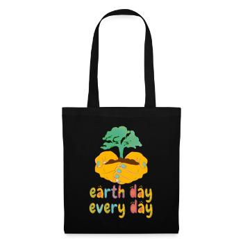 Earth Day Everyday Environmental Awareness - Tote Bag - black - Front