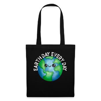 Earth Day Everyday Environmental Awareness - Tote Bag - black - Front