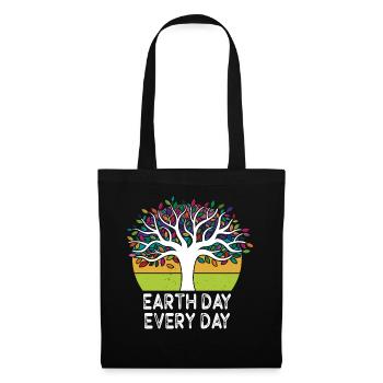 Earth Day Everyday Environmental Awareness - Tote Bag - black - Front