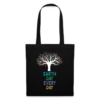Earth Day Everyday Environmental Awareness - Tote Bag - black - Front
