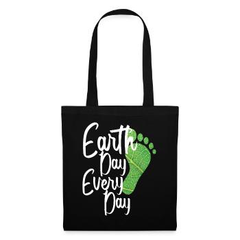 Earth Day Everyday Environmental Awareness - Tote Bag - black - Front