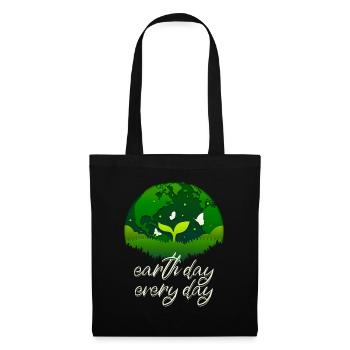 Earth Day Everyday Environmental Awareness - Tote Bag - black - Front