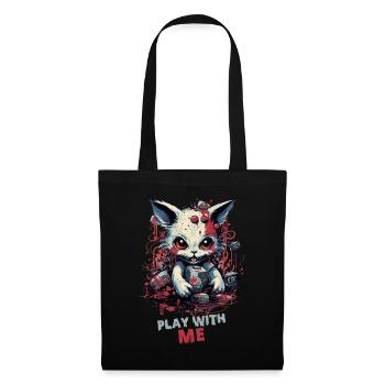 Halloween cat style - creepy for your wardrobe - Tote Bag - black - Front