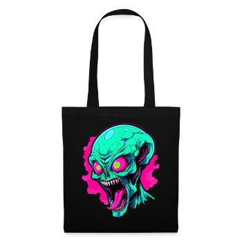 Invasion extraterrestre en colère - Sac en tissu - noir - Devant